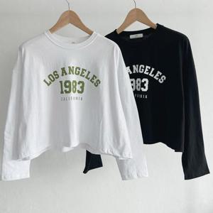 [강물처럼]빅사이즈티 X277L602 로스세미크롭티셔츠 NS (4635526