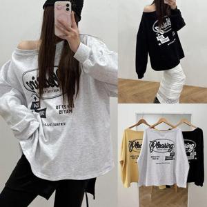 [강물처럼]위쉬몰 GB 플리징오프숄더티셔츠(X271H602) 빅사이즈