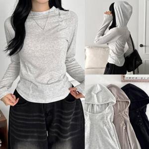 [강물처럼]위쉬몰 AL 사이드버튼커브후드티(X281H602) 빅사이즈