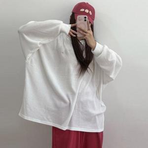 [강물처럼]아이우먼 하트뱃지잔골지티셔츠 GBX272M602 빅사이즈