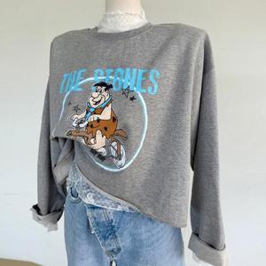 [강물처럼]아이우먼 더스톤오버로크티셔츠 VDV571M603 빅사이즈