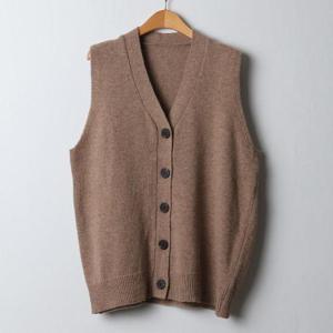 [강물처럼]아이우먼 포근램스울버튼조끼 EBJ342M501 빅사이즈 (2