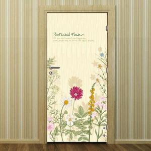 [데코] 현관문 리폼 시트지_보타니컬 플라워 01