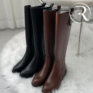 [디자이어로즈][디자이어로즈] 여자 가을부츠 옆지퍼 가죽롱부츠