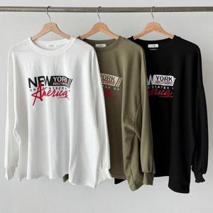 [강물처럼]빅사이즈티 X130L601 헐리웃롱슬리브티셔츠 NM (45787