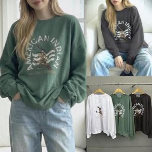 [강물처럼]위쉬몰 SE 인디안캐릭터맨투맨(X133H601) 빅사이즈 (4