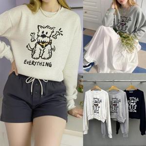 [강물처럼]위쉬몰 SE 슈나우저크롭맨투맨(X131H601) 빅사이즈 (4