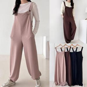 [강물처럼]위쉬몰 AR 멜빵단추조거점프슈트(X149H601) 빅사이즈