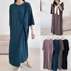 [강물처럼]위쉬몰 AR 원포인트꼬임원피스(X146H601) 빅사이즈 (4