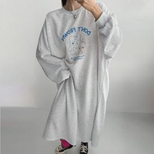 [강물처럼]아이우먼 프라운동물그림원피스 NMX144M601 빅사이즈