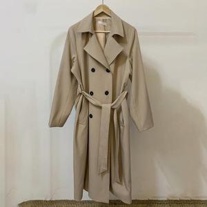 [강물처럼]아이우먼 미라클버튼롱트렌치코트 IRP025M602 빅사이