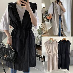 [강물처럼]위쉬몰 RA 바스락스트링후드조끼(X151H602) 빅사이즈