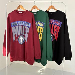 [강물처럼]빅사이즈티 X109L601 필리스기모박시맨투맨 PO (45726