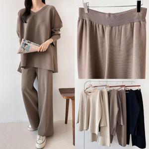 [강물처럼]위쉬몰 AR 모먼트브이니트투피스(T782H502) 빅사이즈