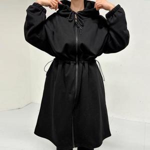 [강물처럼]아이우먼 후드스트링원피스집업 RAX026M601 빅사이즈