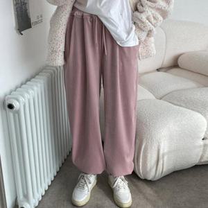 [강물처럼]아이우먼 일자줄밴딩추리닝팬츠 GBX025M601 빅사이즈