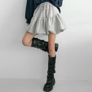 [강물처럼]아이우먼 호박볼륨티어드스커트 MAV917M601 빅사이즈