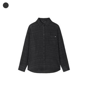 [게스]여성 텍스처 베이직 긴팔 셔츠 OQ2W5292