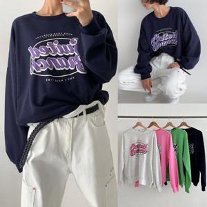 [강물처럼]위쉬몰 MC 브랜치박시쭈리맨투맨(X085H601) 빅사이즈