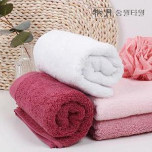 [반려] 송월 타올 40 수 코마사 핑크로제 호텔 수건 170g 8장
