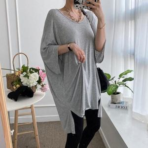 [강물처럼]아이우먼 솔리드실키스판언발티 RAK840M602 빅사이즈