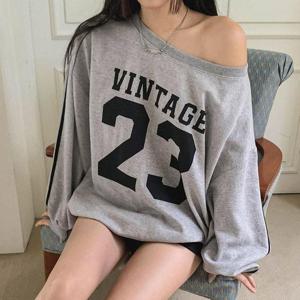 [강물처럼]아이우먼 오프가오리이삼맨투맨 BUX177M602 빅사이즈