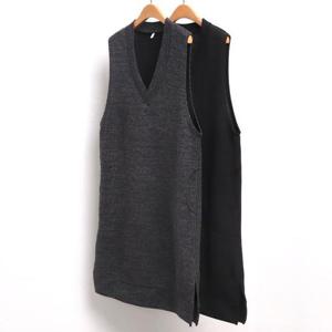 [강물처럼]빅사이즈베스트원피스 8009L501 조끼골지브이원피스 M