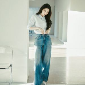 [지오다노]여성 와이드 청바지 415533