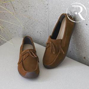 [디자이어로즈][디자이어로즈] 여성 소가죽 태슬 리본로퍼 2cm (