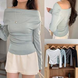 [강물처럼]위쉬몰 DO 드레이프보트넥티셔츠(X340H603) 빅사이즈