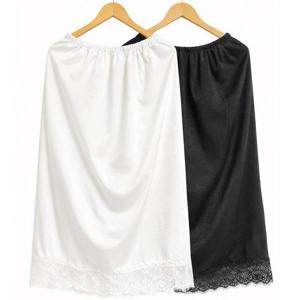 [강물처럼]빅사이즈치마 X304L602 고스실키레이스스커트 MO (466