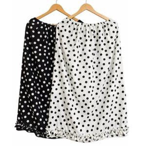 [강물처럼]빅사이즈치마 X303L602 빅도트밴딩프릴스커트 MO (466