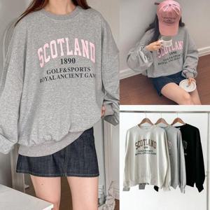 [강물처럼]위쉬몰 SE 스코트루즈박시맨투맨(X321H603) 빅사이즈