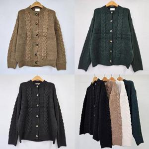 [강물처럼]위쉬몰 RM 플라꽈배기니트가디건(T508H412) 빅사이즈