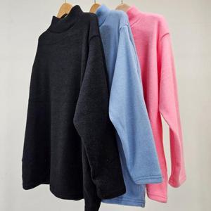 [강물처럼]빅사이즈후리스티 T449L412 제타기모폴라박스긴팔티 Z