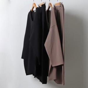 [강물처럼]빅사이즈바지세트 J562L412 기모안감리버풀투피스 RA