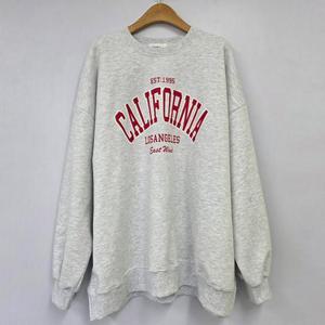 [강물처럼]아이우먼 로스캘리프린팅맨투맨 DIU002M503 빅사이즈