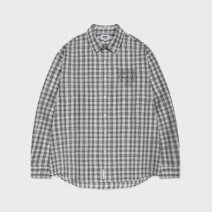 와키윌리긴팔티 KQJ WA2601SH12MI 베이직 체크 긴팔셔츠 민트