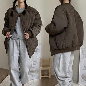 [강물처럼]위쉬몰 RD 오버봄버6온스누빔점퍼(Q218H412) 빅사이즈