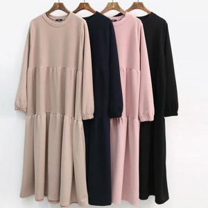 [강물처럼]빅사이즈셔링원피스 T667L503 로맨스심플캉캉원피스 A