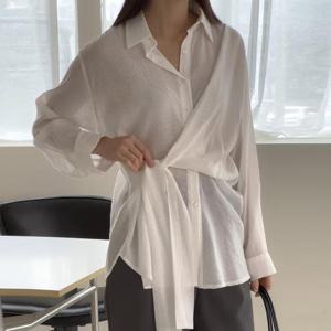 [강물처럼]아이우먼 리오랩언발샤틴끈남방 GOT949M503 빅사이즈