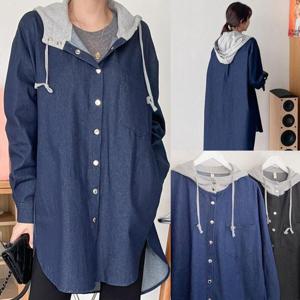 [강물처럼]위쉬몰 BN 엔티데님청후드사파리(T983H503) 빅사이즈