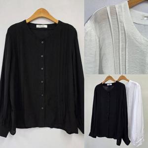 [강물처럼]위쉬몰 WB 엘리시이중핀탁블라우스(T979H503) 빅사이