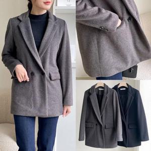 [강물처럼]위쉬몰 BN 제이모직오버핏울자켓(T738H503) 빅사이즈