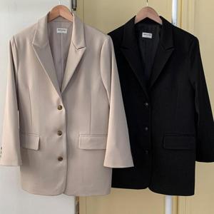 [강물처럼]빅사이즈기본자켓 T984L503 파인테일러드싱글자켓 MO