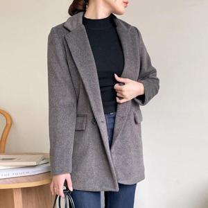 [강물처럼]아이우먼 더스트울카라싱글재킷 BNT738M503 빅사이즈