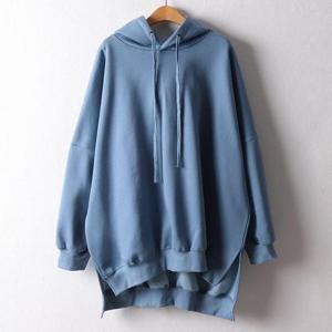 [강물처럼]아이우먼 컬러언발기모후드티 RAF912M412 빅사이즈 (2