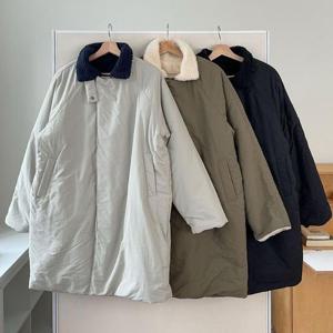 [강물처럼]빅사이즈양털사파리 T402L412 포근뽀글뽀글집업사파리