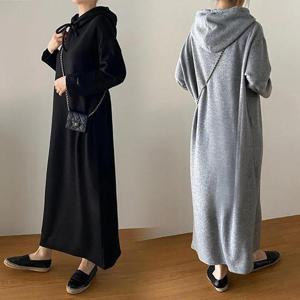 [강물처럼]위쉬몰 RA 핸드후드리본기모원피스(Q354H412) 빅사이