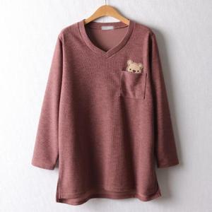 [강물처럼]아이우먼 밑트임곰돌이자수티 RIF729M412 빅사이즈 (2